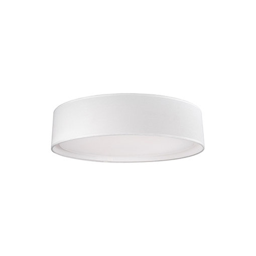 Dalton 1 - Light LED Flush Mount, White, White