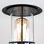 Spruce Head Black Outdoor Wall Lantern-28875743