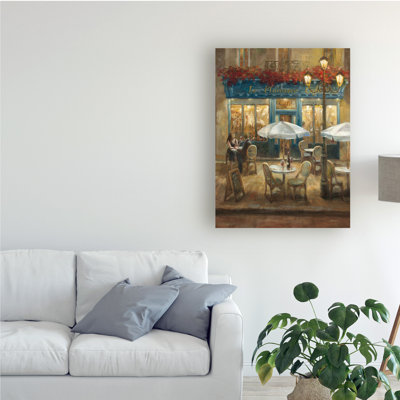 Reproduction d’art sur toile, "Paris Cafe I" par Danhui nai