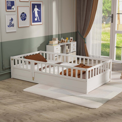 Wooden Children's Floor Bed, Support Slat