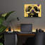 Art mural en verre «Donner» par Dean Russo-2027134503