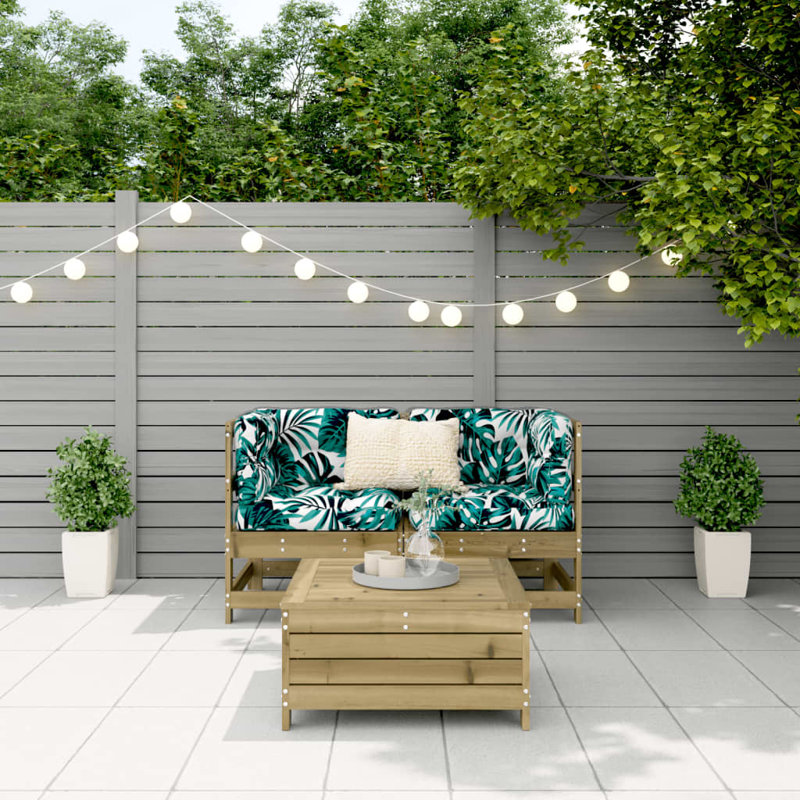 62cm Wide Patio Sofa with Cushions