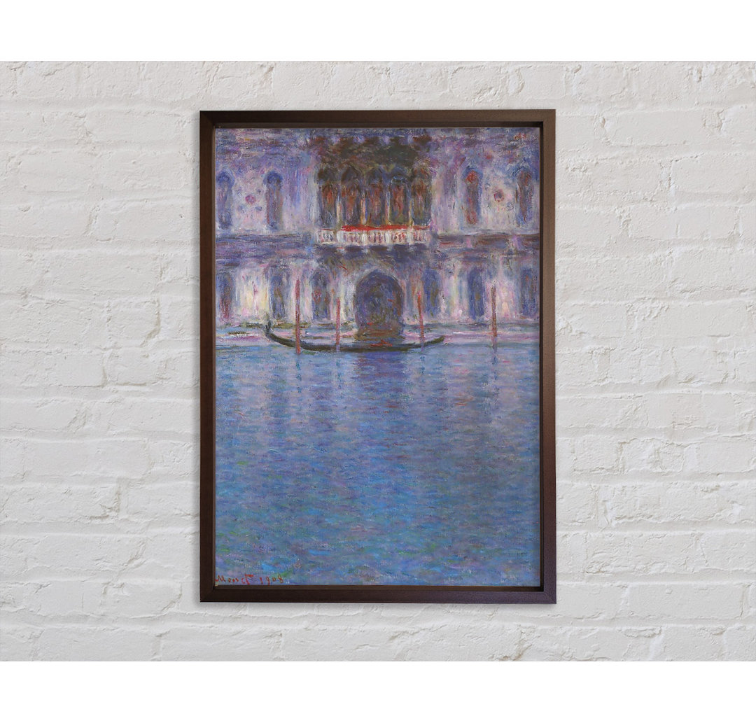 Monet Palazzo 1 - Einzelner Bilderrahmen Kunstdrucke auf Leinwand