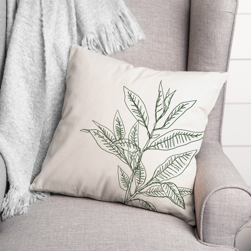 Floral Throw Pillow