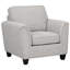 Ensemble de canapé et de chaise en tissu Belknap, gris-122099517