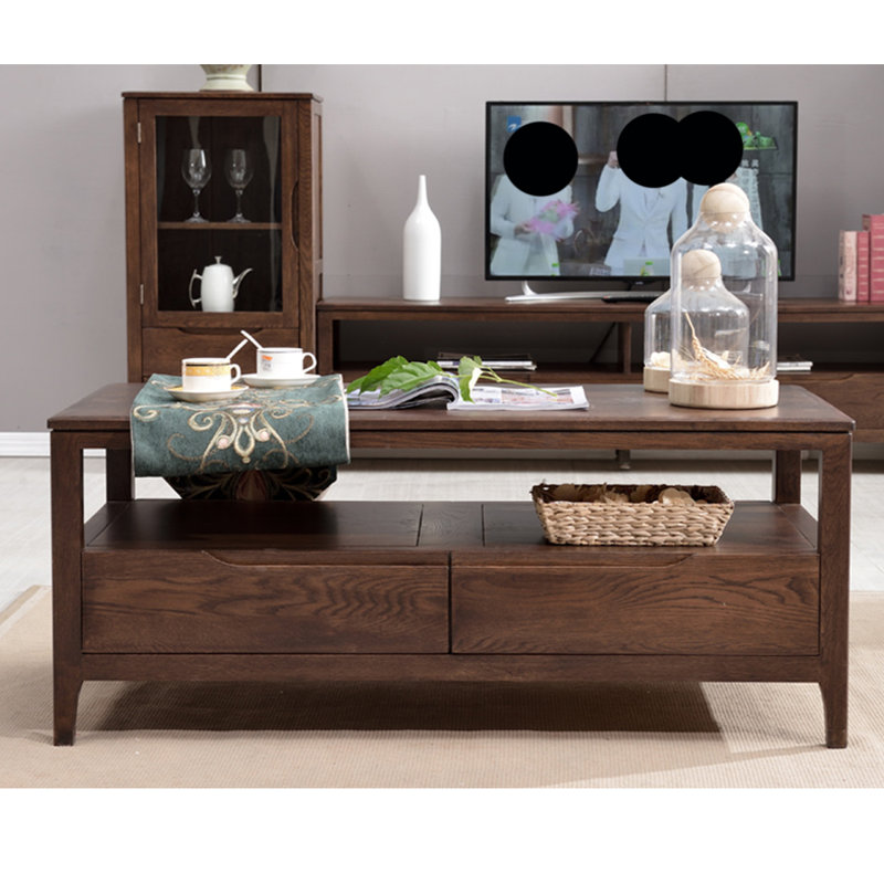 Table basse de style européen, Brun