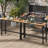 Amner Metal Base Dining Table-954305542-954305657