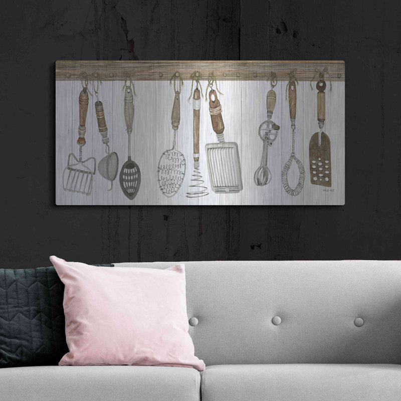 " Kitchen Tools " by Cindy Jacobs, 24" H x 48" W
