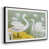Toile avec cadre flottant noir