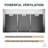 36" Stainless Steel Wall Mounted 450 CFM Convertible Range Hood With Aluminum Filter, 2W Double LED Bulbs And Touch Switch