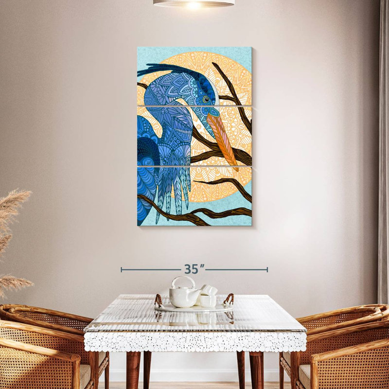 Brampt Egret Sun, 45" H x 28" W
