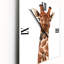 Portrait d'une girafe X - Horloge murale de ferme-2125517206