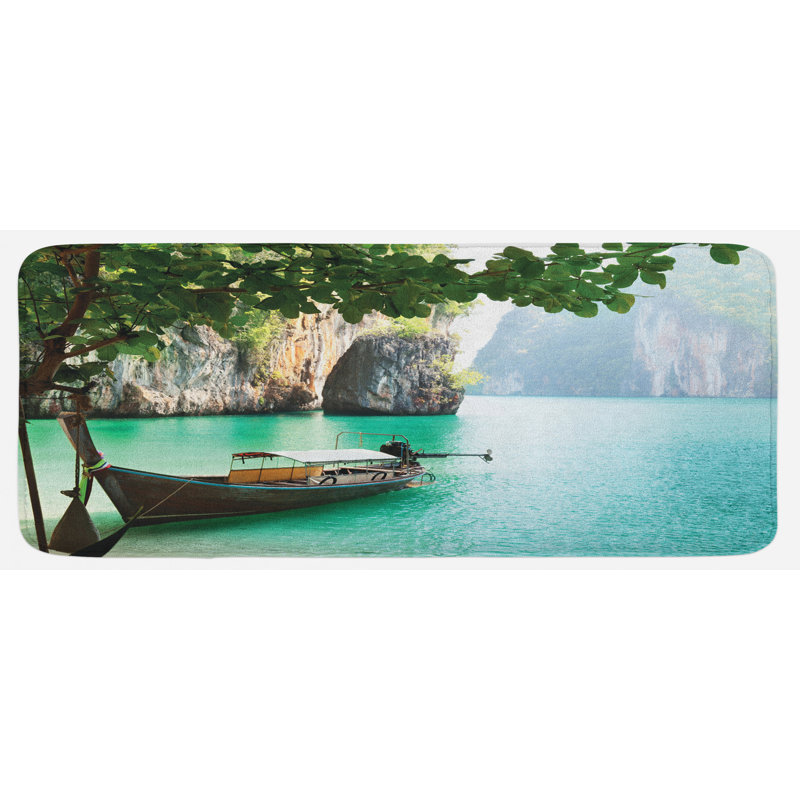 Tapis de cuisine tropical