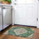 Machine Washable Indoor/Outdoor Cicel ACN1151 Emerald Rug