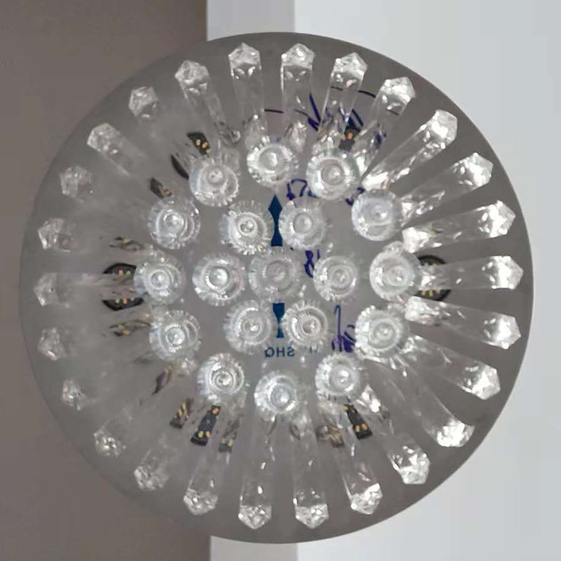 Maurer LED Flush Mount, Clear, 28cm H x 65cm W x 65cm D