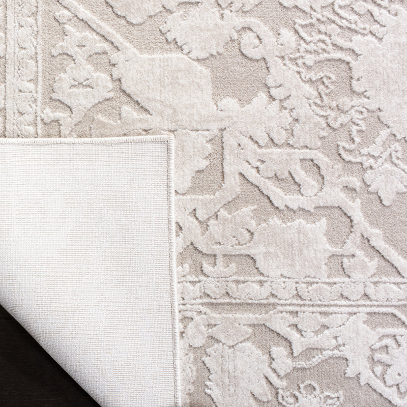 Reflection Oriental Area Rug In Creme / Ivory, Rectangle 91cm x 152cm