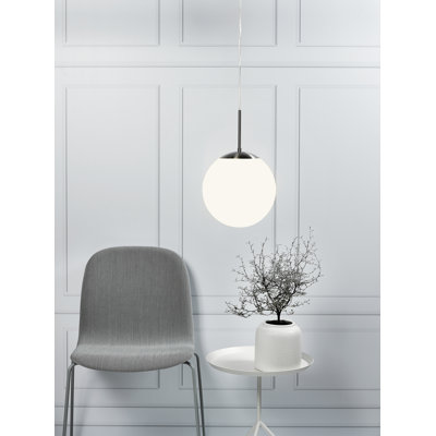 Cafe 1 - Light Chrome Sphere Pendant