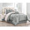 Ensemble de 7 pièces en microfibre grise