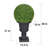 Single Ball Topiary Boxwood Artificial Tree-1166291949