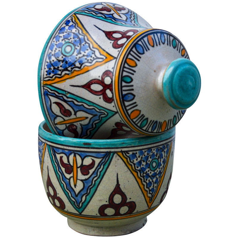 Moorish Handmade Ceramic Decorative Bowl