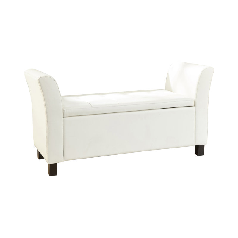 Ashley Storage Bench, White