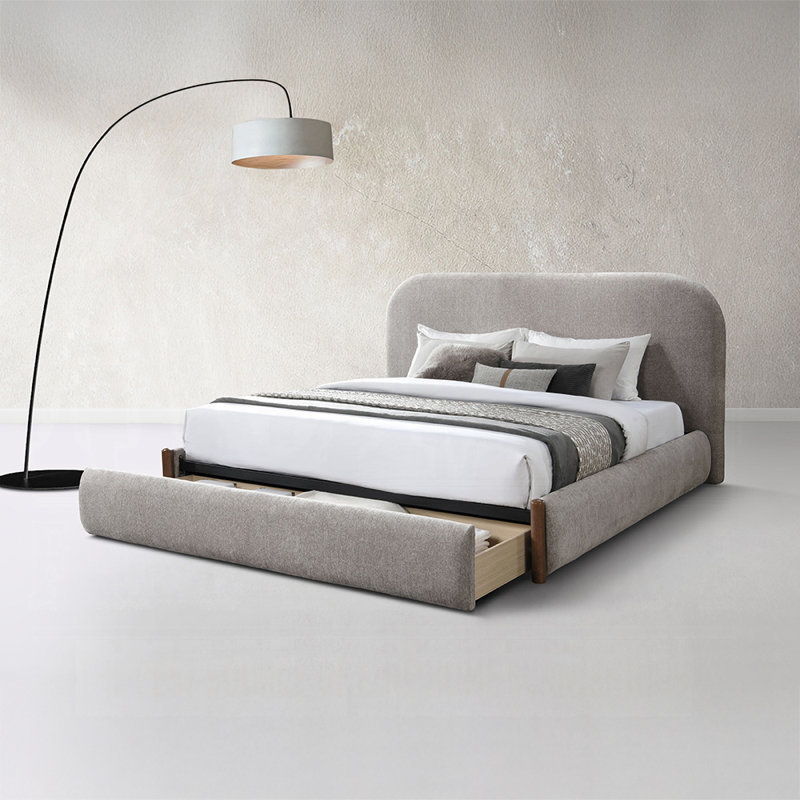 Grand lit Orane avec rangement, Grand