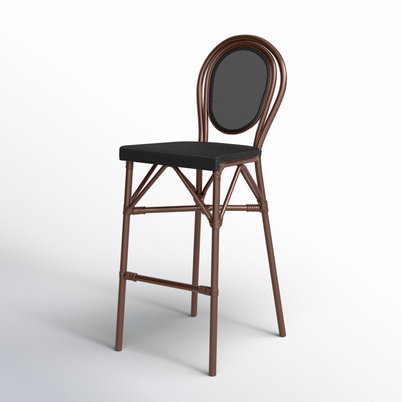 Abode 45.28'' Outdoor Bar Stool, Brown