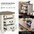 Farmhouse Wood Nightstand With Built-In Charging Station,3-Drawer End Tables For Bedroom, Living Room, Entryway-184773244-184773247