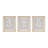 3-piece Framed Glass Wall Art Set