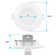 3'' Selectable Color Temperature Dimmable Air-Tight IC Rated LED Canless Recessed Lighting Kit