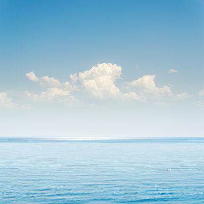 «Blue Sea and Sky» par Lunamarina - photographie sur toile tendue
