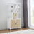 Kenneth White 3-Shelf Radio Weave Accent Cabinet-1394946476