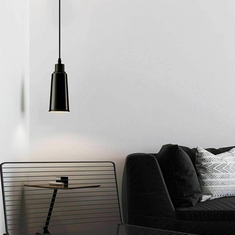 Amrie 1 - Light Black Cylinder Pendant