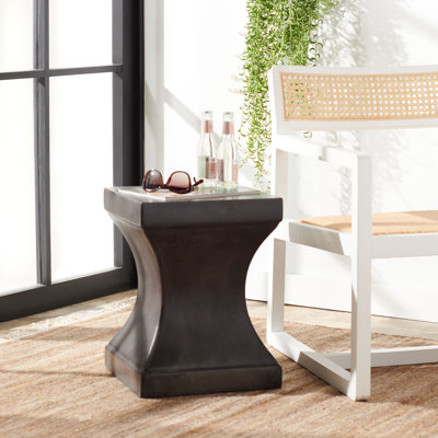 Aleea Concrete Top End Table