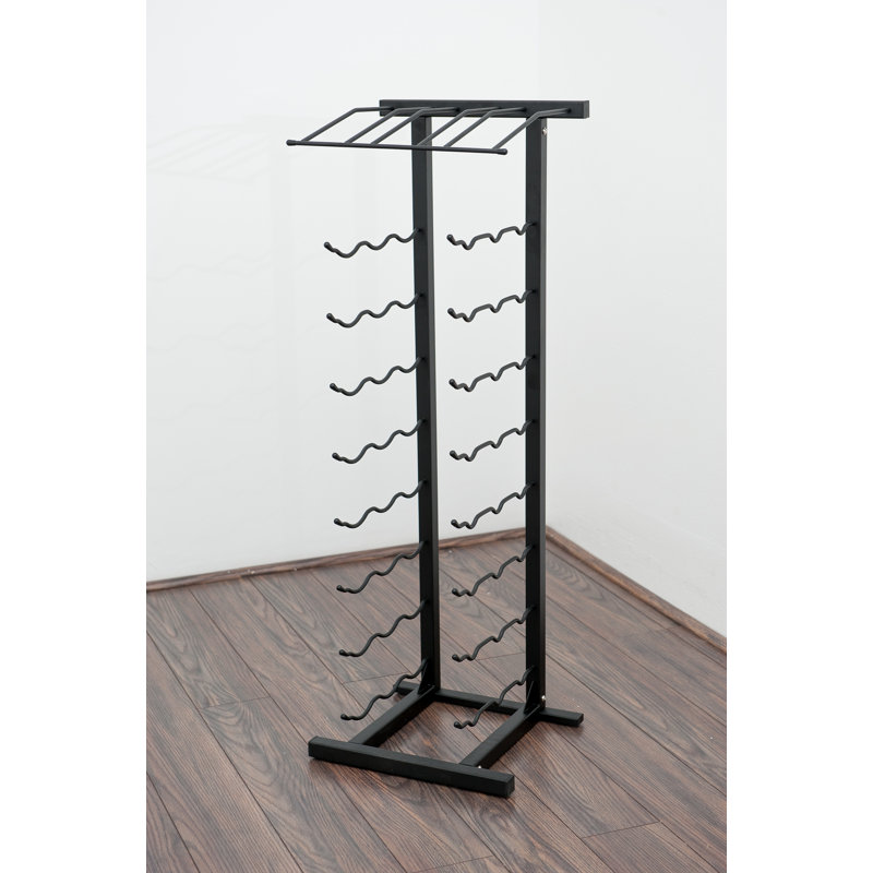 Tessie W Series Freestanding Metal Wine Display
