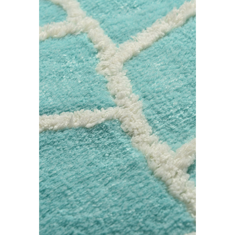 Ensemble de 2 tapis de bain Bragenham, Bleu