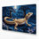 Art mural sur toile gecko