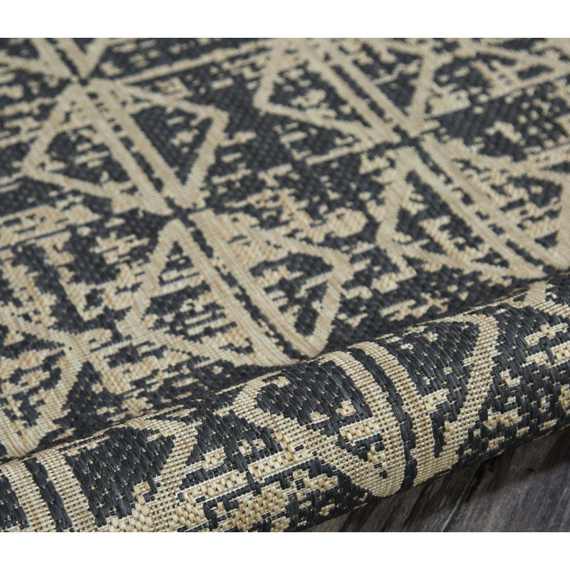 Tapis gris anthracite Tina, Rectangulaire 8 pi x 10 pi