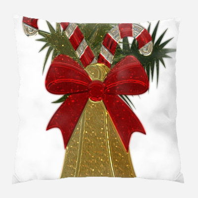 Canvas Outdoor Reversible Throw Pillow