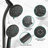 Drill-Free Dual Shower Head Spa System-110680024