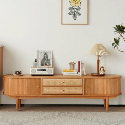 Meuble télé en bois massif Retro