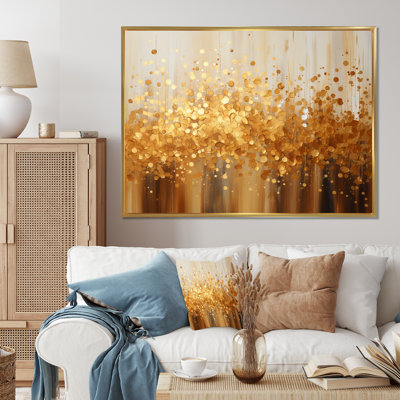 Golden Radiance II - Abstract Landscapes Wall Art