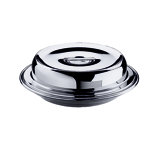 Room Service Insulated Plate with Cover and Thermal Serving Unit 11.81" - 12 Pieces - Stainless Steel