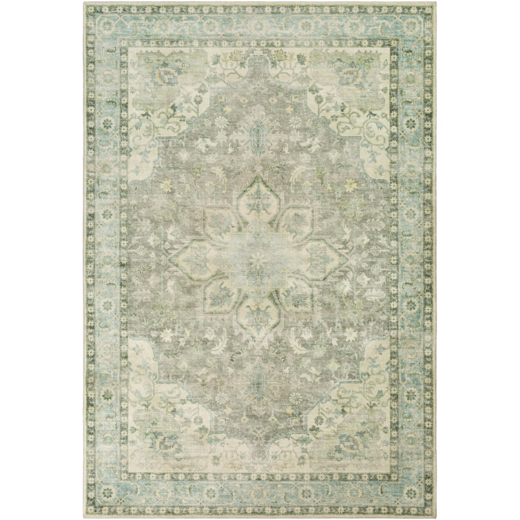 Tapis oriental crème / gris Hinkson