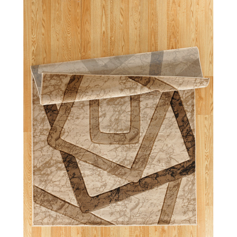 Arnsten Geometric Indoor Rug, Rectangle 3'9" x 5'9"