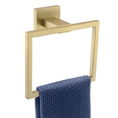 Wall Mount Square Towel Ring (1 Piece)