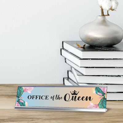 Floral Designer Series Nameplate