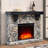 Troy 45"W Electric Fireplace-231370912