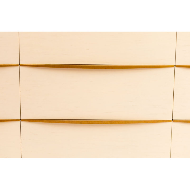 Milano 9-Drawers Dresser In Antique White