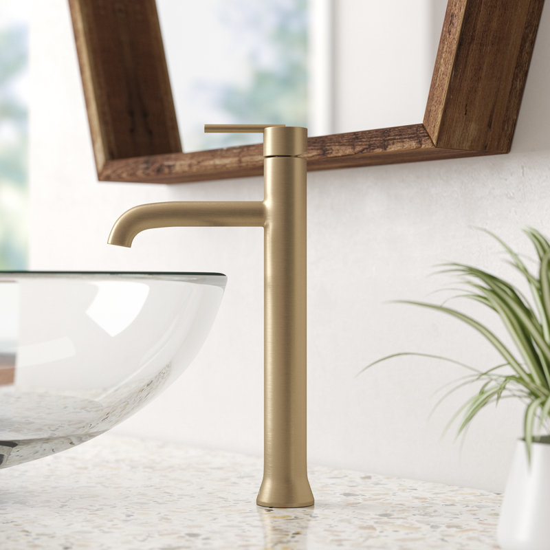Robinet pour salle de bain Trinsic, lavabo pour salle de bain or brossé, Bronze-Champagne lustré